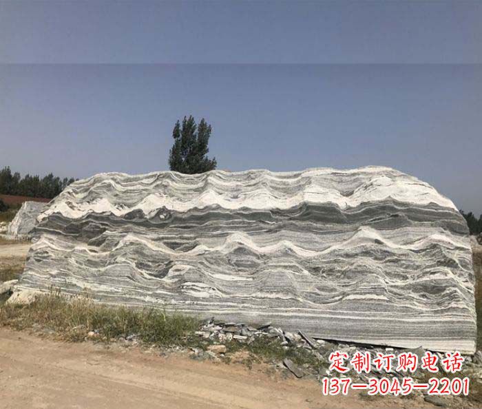 大连雪浪石假山公园景观石雕