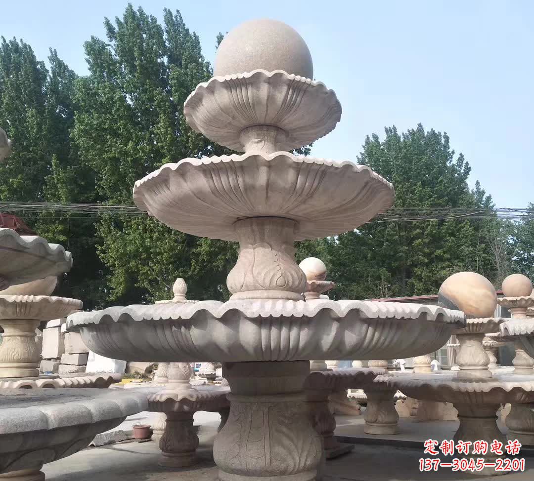 大连音乐风水球石雕