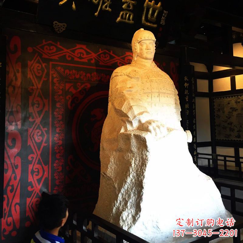 大连英雄盖世楚霸王石雕像