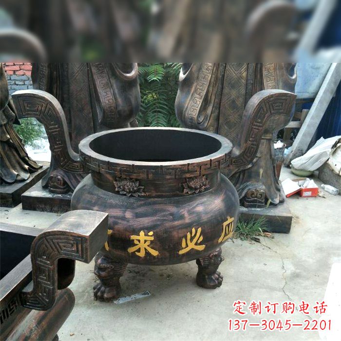 大连有求必应祈福铜雕香炉