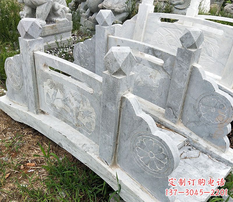 大连园林仿古石拱桥景观石雕 (2)
