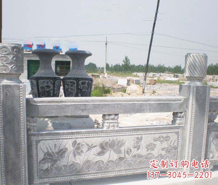 大连园林仿古石栏板景观石雕 (3)