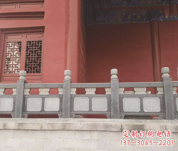 大连园林仿古石栏板景观石雕 (8)