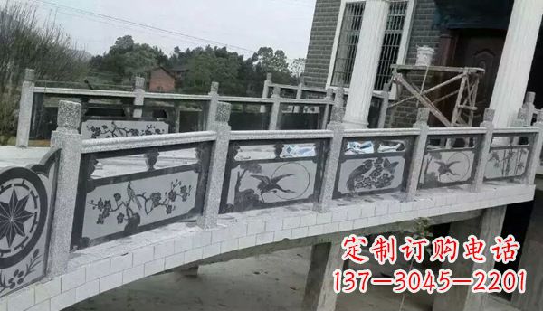 大连园林仿古石栏板景观石雕 (10)