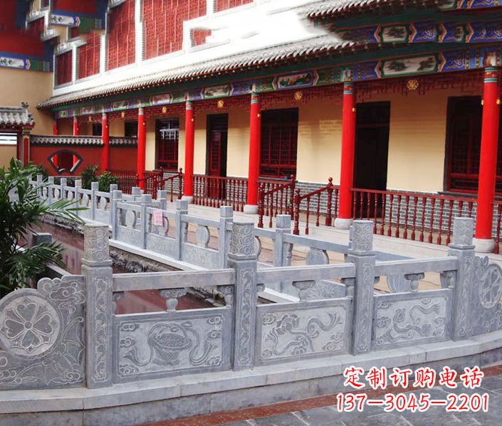 大连园林仿古石栏板景观石雕 (12)