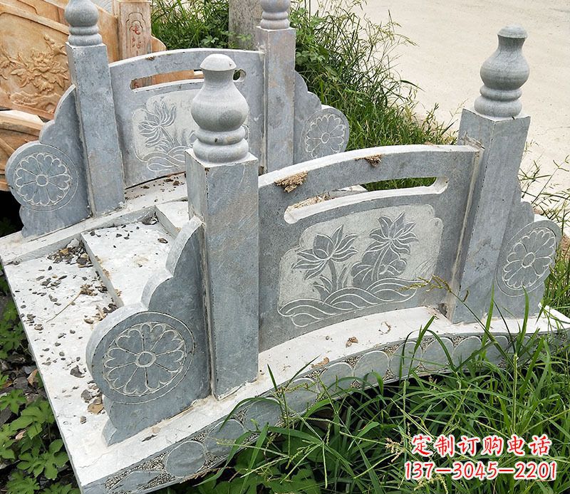 大连园林仿古石栏板景观石雕_1 (2)