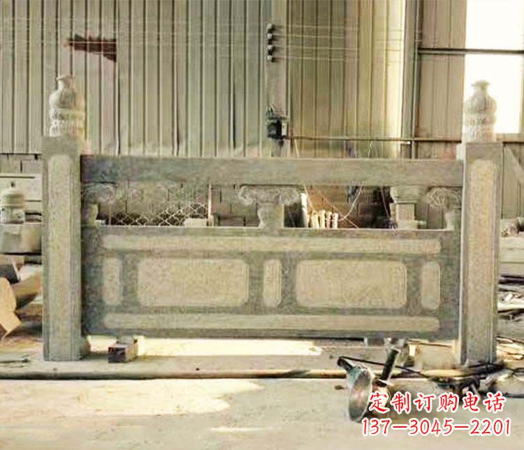 大连园林仿古石栏板景观石雕