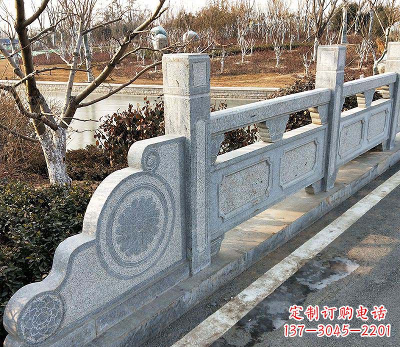大连园林仿古石栏板景观石雕_1