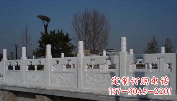 大连园林汉白玉栏板景观石雕