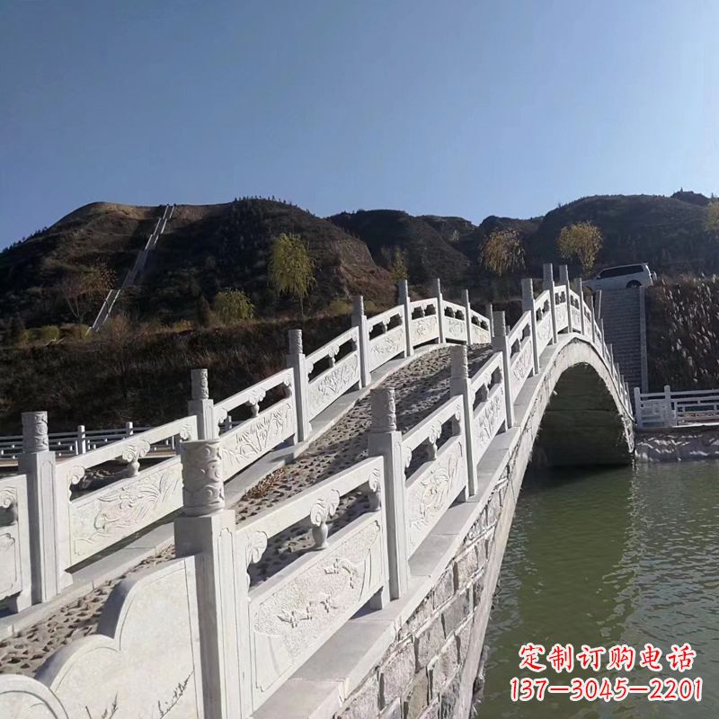 大连园林景点石雕桥栏板