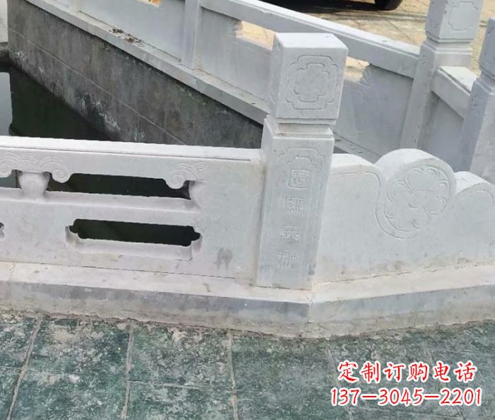 大连园林景观大理石栏板雕塑 (7)