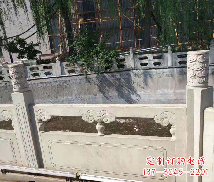 大连园林景观大理石栏板石雕 (6)
