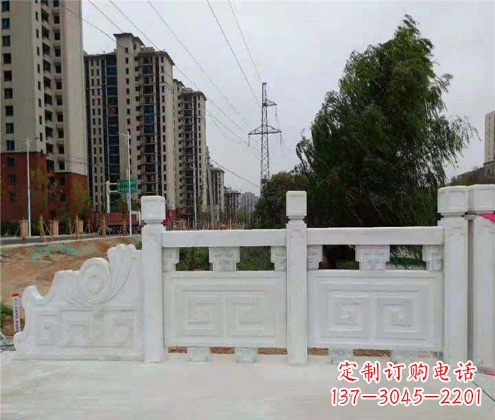 大连园林景观大理石栏板石雕 (5)