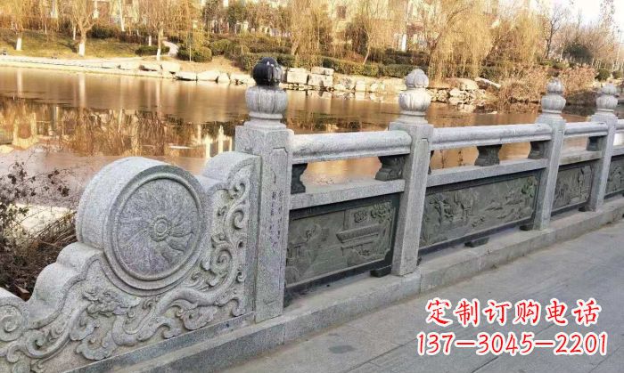 大连园林景观大理石栏板石雕 (10)