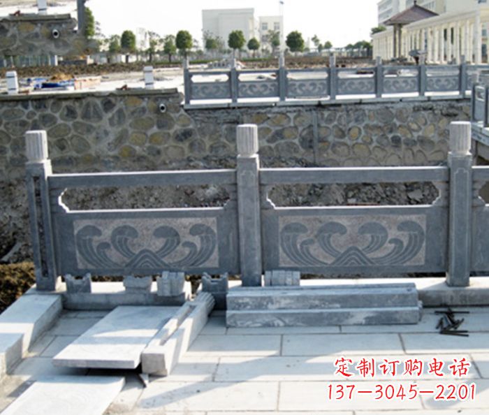 大连园林景观大理石栏板石雕 (11)