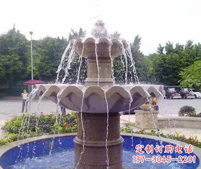 大连园林景观大理石喷泉石雕