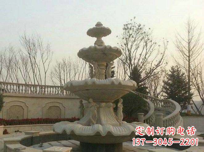 大连园林景观大型喷泉石雕 (2)