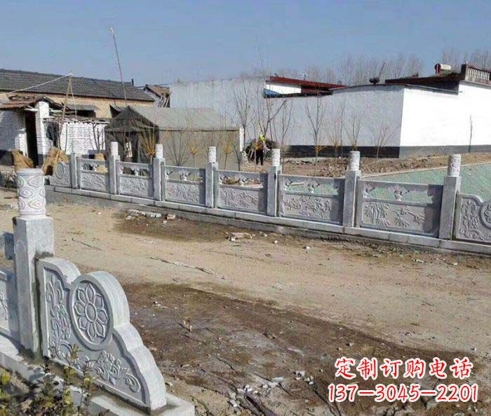 大连园林景观仿古栏板石雕