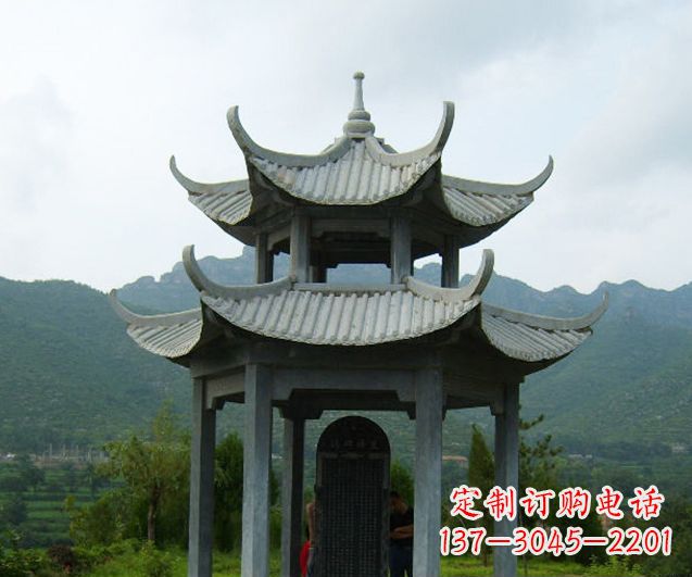 大连园林景观仿古凉亭石雕