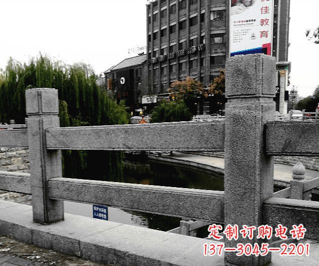大连园林景观仿古石雕栏板 (9)