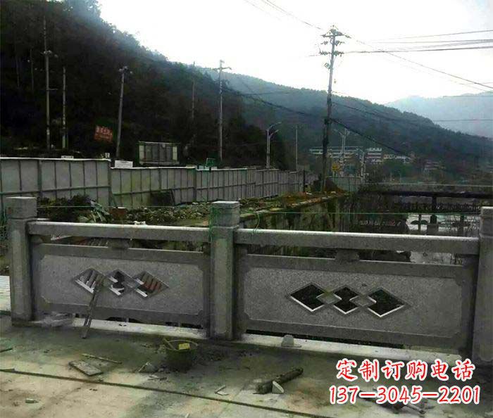 大连园林景观仿古石浮雕栏板 (2)