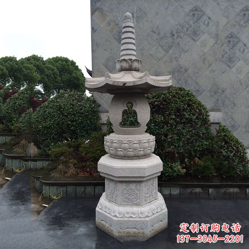 大连园林石雕灯笼