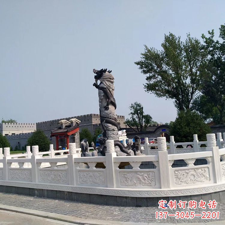 大连园林石雕栏板