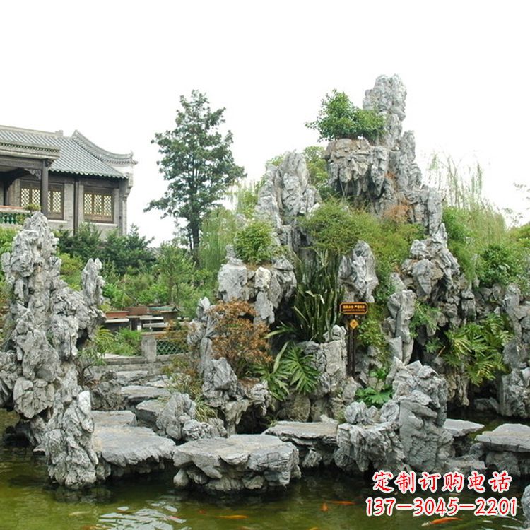 大连园林庭院奇石假山