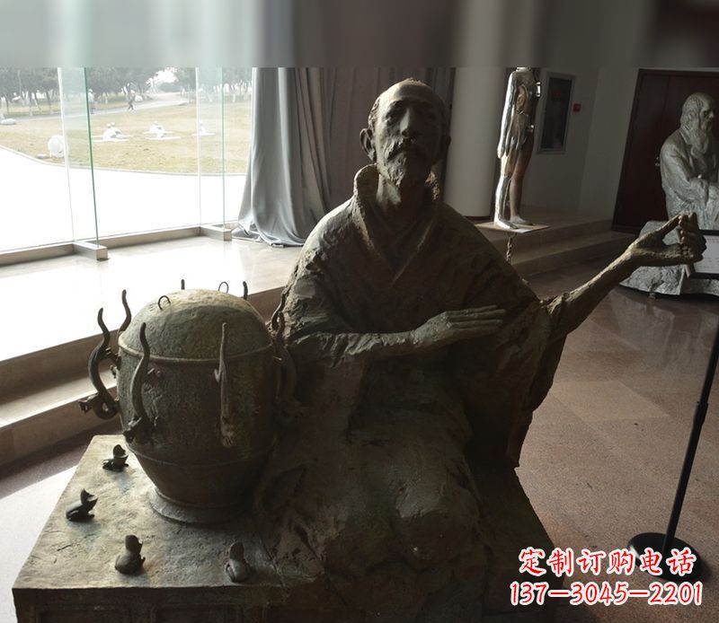 大连张衡铜雕