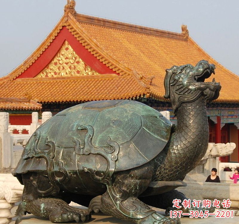 大连招财龙龟铜雕塑