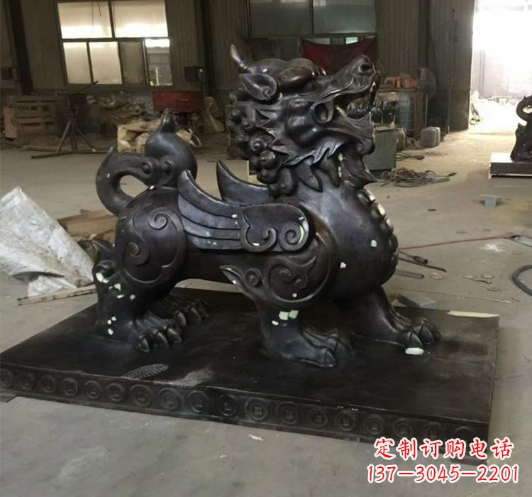 大连招财貔貅铜雕