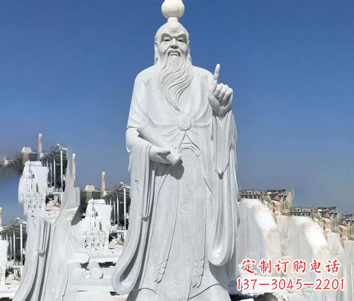 大连中国春秋时代思想家老子石雕