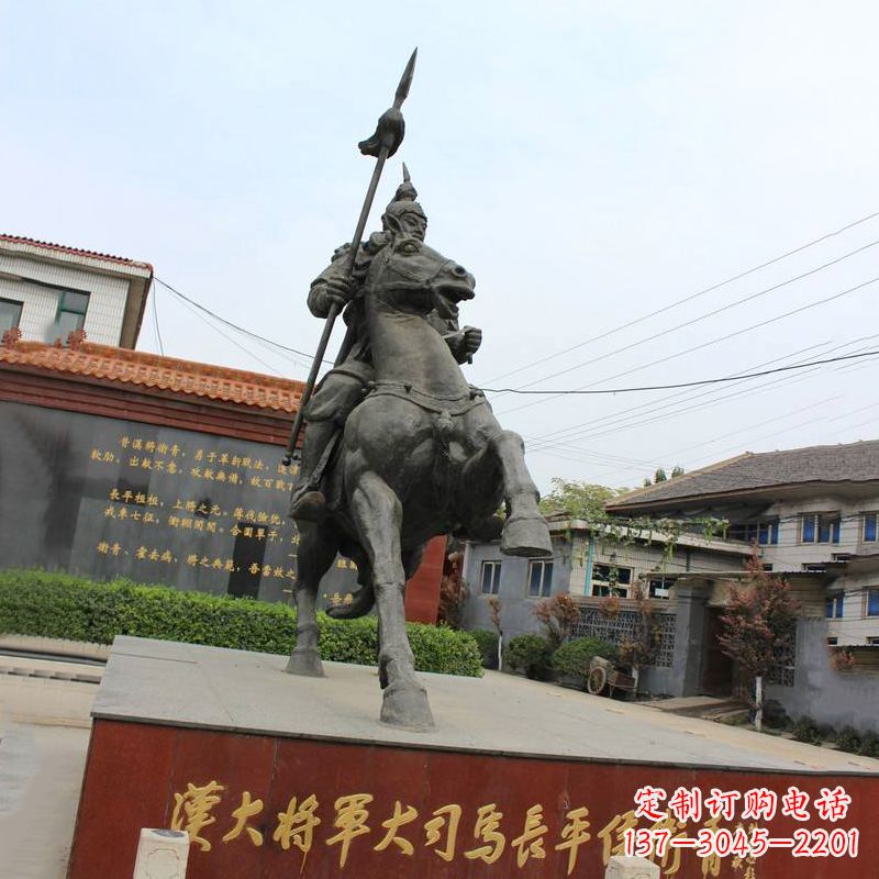 大连中国历史名人汉朝著名将领民族英雄卫青铜雕塑像