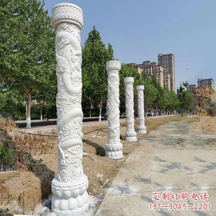 大连中国龙柱雕刻