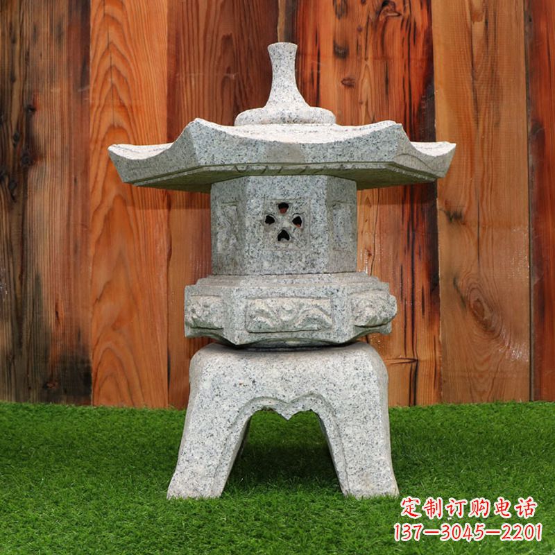 大连中式复古石灯