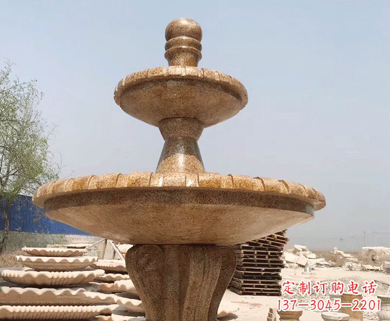大连中式石雕喷泉