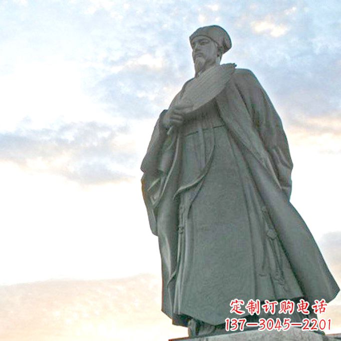 大连诸葛亮雕塑-三国著名历史人物雕像