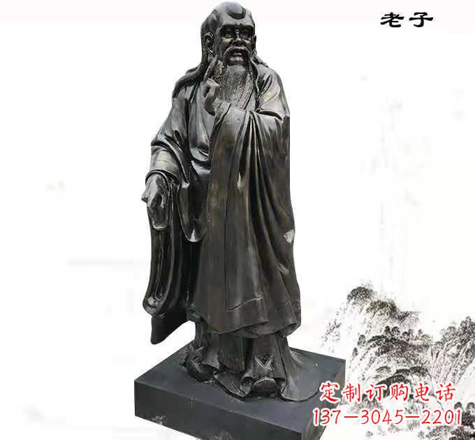 大连铸铜老子雕塑