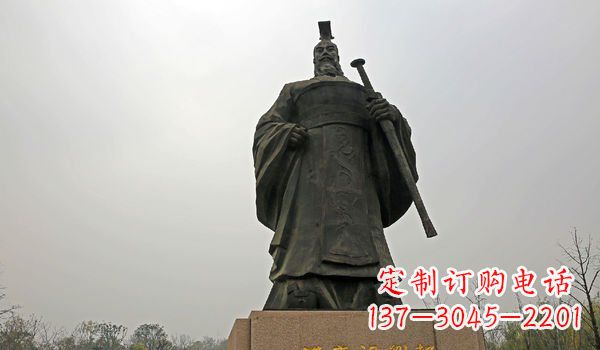 大连铸铜刘邦雕塑