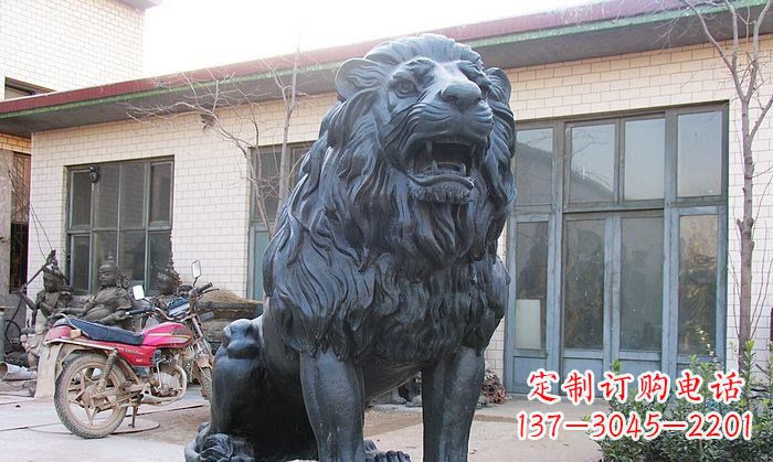 大连铸铜狮子铜雕